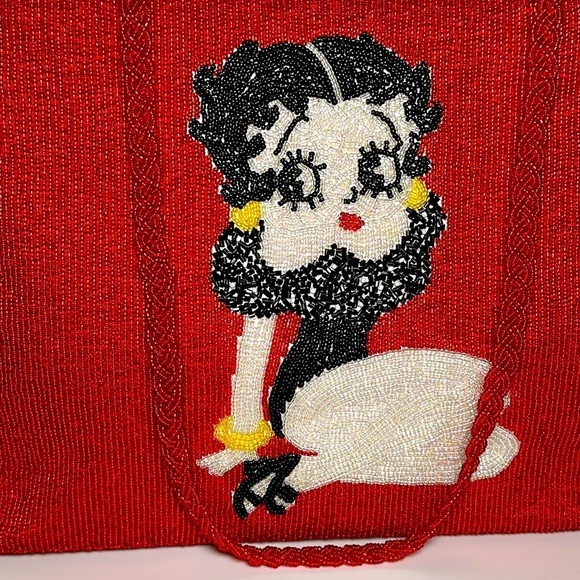 BETTY BOOP Y2K NEVER USED collected Large all handcrafted art beads iridescent - Picture 2 of 15